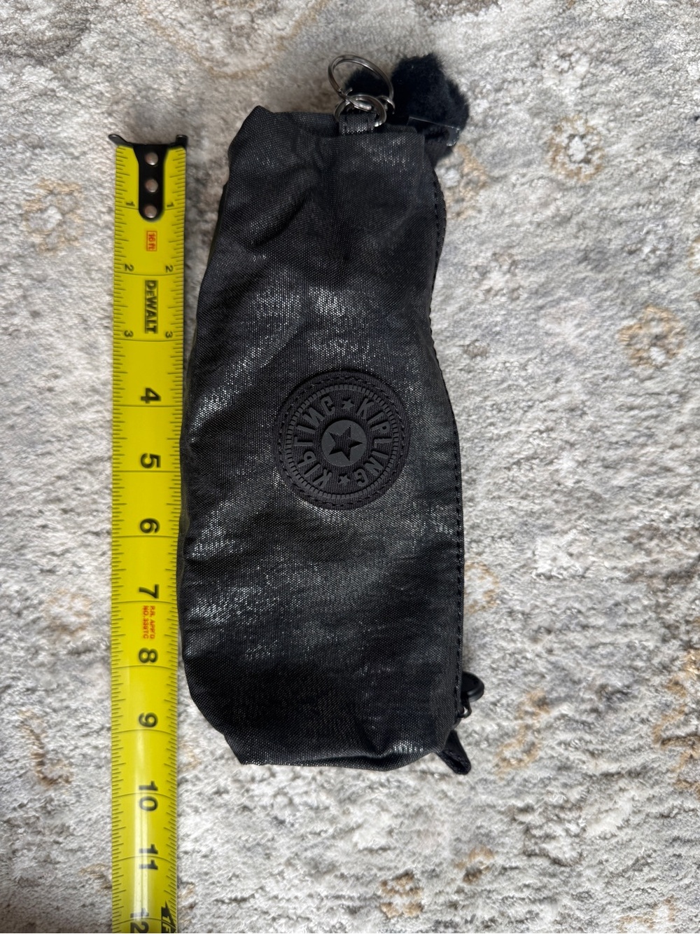 Kipling Black Cosmetic Pouch with Logo